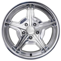 Speedway Wheel 18x8, 5 on 4.5" with 4.5" BS - Polished Dish