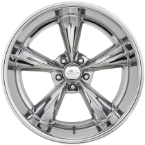 Magneto Wheel 18" x 9" 5.25" BS 5 on 4-3/4" BP Polished