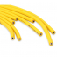 8 mm Straight Spark Plug Wire Set Yellow Orange/Black Boots