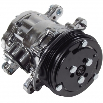 A/C 7176 Style Compressor 6 Groove Serpentine- R134 Polished