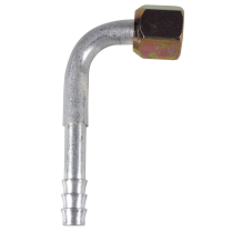 A/C Fitting #8 90 Degree Barbed - Female Flare