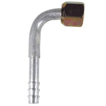 A/C Fitting #10 90 Degree Barbed - Female Flare