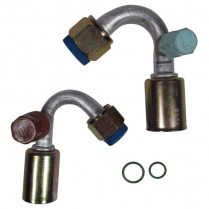 A/C Fitting Set 135 Degree Beadlock - #8 & #10 Charge Ports