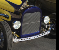 1928-29 Ford Pass Car & P/U 1/4" Space Grill - Front Polish