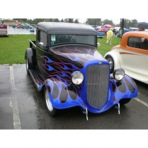 1933 Chevy Pickup 3/8" Spacing Grill - Front Polished