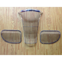 1941 Ford Pass Car 3/8" Spacing Center Grills - Full Polish
