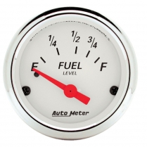 Arctic White 2-1/16" Fuel Gauge - 73-10 Ohm