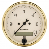 Golden Oldies 3-1/8" Electric Programmable Speedo - 120 mph