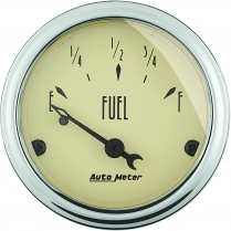 Antique Beige 2-1/16" Fuel Gauge - 0-90 Ohm