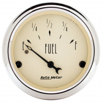 Antique Beige 2-1/16" Fuel Gauge - 240-33 Ohm