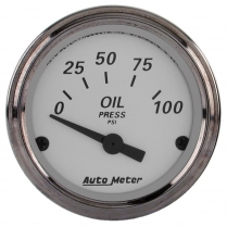 American Platinum 2-1/16" Oil Pressure Gauge -0-100 psi