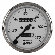 American Platinum Mechanical Speedometer Only - 3-1/8"