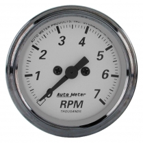 American Platinum 2-1/16" Tachometer - 7000 RPM