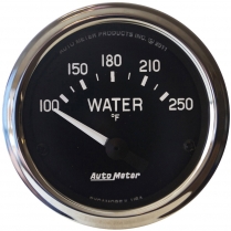 Cobra Series Electric Water Temp Gauge 100-250F - 2-1/16"