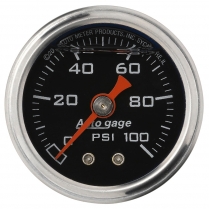 Sport Comp 1-1/2" Fuel Pressure Direct Mt Gauge - 0-100 psi