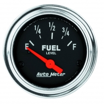 Traditional Chrome 2-1/16" Fuel Gauge - 0-90 Ohm