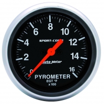 Sport-Comp 2-5/8" Pyrometer Gauge Kit - 0- 1600 Degree