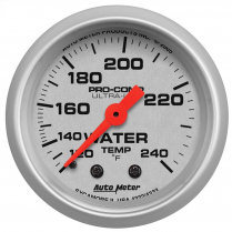 Ultra-Lite Mech 120-240 Degree Water Temp Gauge - 2-1/16"