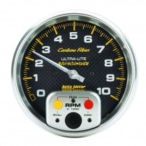 Carbon Fiber 5" Tachometer, Memory Type - 10000 RPM