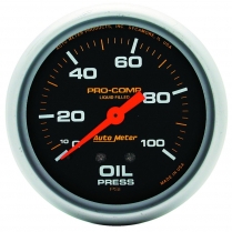 Pro-Comp 2-5/8" Oil Pressure Gauge - 0-100 psi