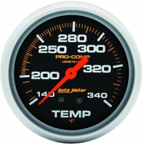 Pro-Comp 2-5/8" Water Temp Gauge - 140-340 degree