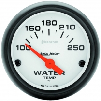 Phantom 2-1/16" Water Temp Gauge - 100-250 Degree