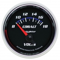 Cobalt 2-1/16" Voltmeter Gauge - 8-18 volt