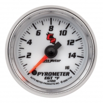 C2 Series 2-1/16" Pyrometer Gauge - 0-1600 degree