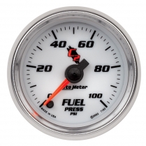 C2 Series 2-1/16" Fuel Pressure Gauge - 0-100 psi