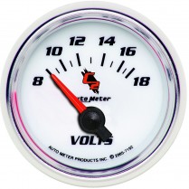 C2 Series 2-1/16" Voltmeter Gauge -8-18 volt