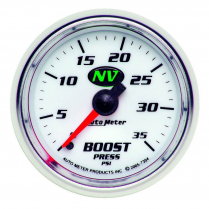 NV Series 2-1/16" Mechanical Boost Gauge - 0-35 psi