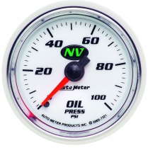 NV Series 2-1/16" Mechanical Oil Pressure Gauge - 0-100 psi