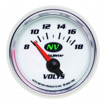 NV Series 2-1/16" Voltmeter Gauge - 8-18 volt