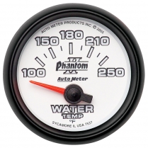 Phantom II 2-1/16" Water Temp Gauge - 100-250 degree
