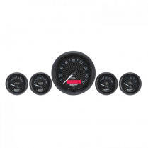 GT Series Electric 5 Piece Gauge Kit - 3-3/8" & 2-1/16"