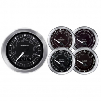 Chrono Electric 5 Piece Gauge Kit - 3-3/8" & 2-1/16"