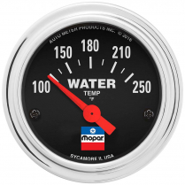 Mopar Classic Elec 100-250 Deg Water Temp Gauge - 2-1/16"