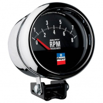 Mopar Classic 8000 RPM Pedestal Short Sweep Tach - 3-3/4"