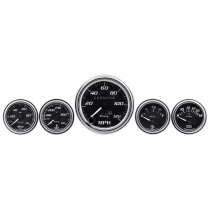 Equus E7500 5 Piece Gauge Kit Black Background