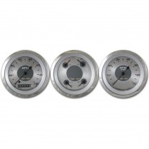 All American 3 Gauge Kit 3-3/8" Speedo, Tach & Quad - SRC