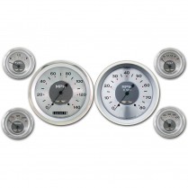 All American 6 Ga 4-5/8" Speedo, Tach & 4 2-1/8" - SRC