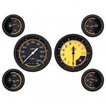 Auto Cross Yellow 6 Gauge Set - BLF