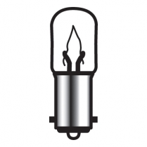 Bright Bulb Single Filament Dash Light Straight Pins - 3 CP