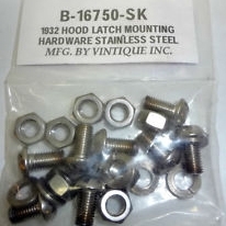 1932 Ford Car & Pickup Polished Stainless Hood Latch Screws