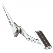 Throttle Pedal Assembly 1.5" x 4" - Aluminum & Rubber