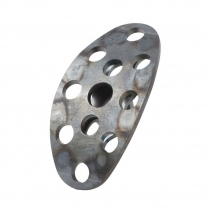 Lokar Lakester Brake or Clutch Pedal Pad (Sold Ea) Raw Steel