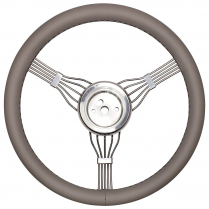 Banjo Steering Wheel w/Adapter - Gray