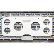 1955-59 GMC P/U Auto Meter 6 Gauge 3-1/8" Dash Insert