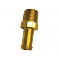 1/4" NPT to 3/8" Hose Straight Barb Fitting - Brass