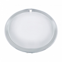 14" Full Cover Baby Moon Style Hub Cap - Chrome